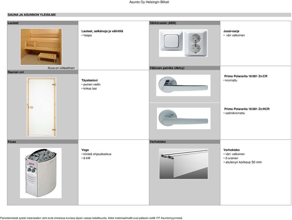 Välioven painike (Abloy) Primo Polararita 16/001 Zn/CR kromattu Primo Polararita 16/001 Zn/HCR