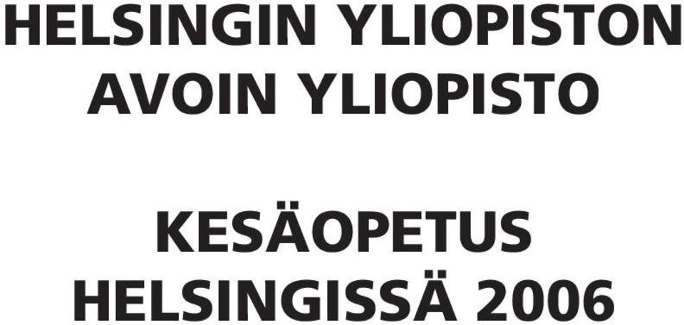 AVOIN YLIOPISTO