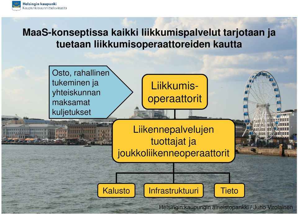 maksamat kuljetukset Liikkumisoperaattorit Liikennepalvelujen tuottajat ja