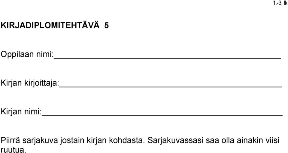 kirjan kohdasta.
