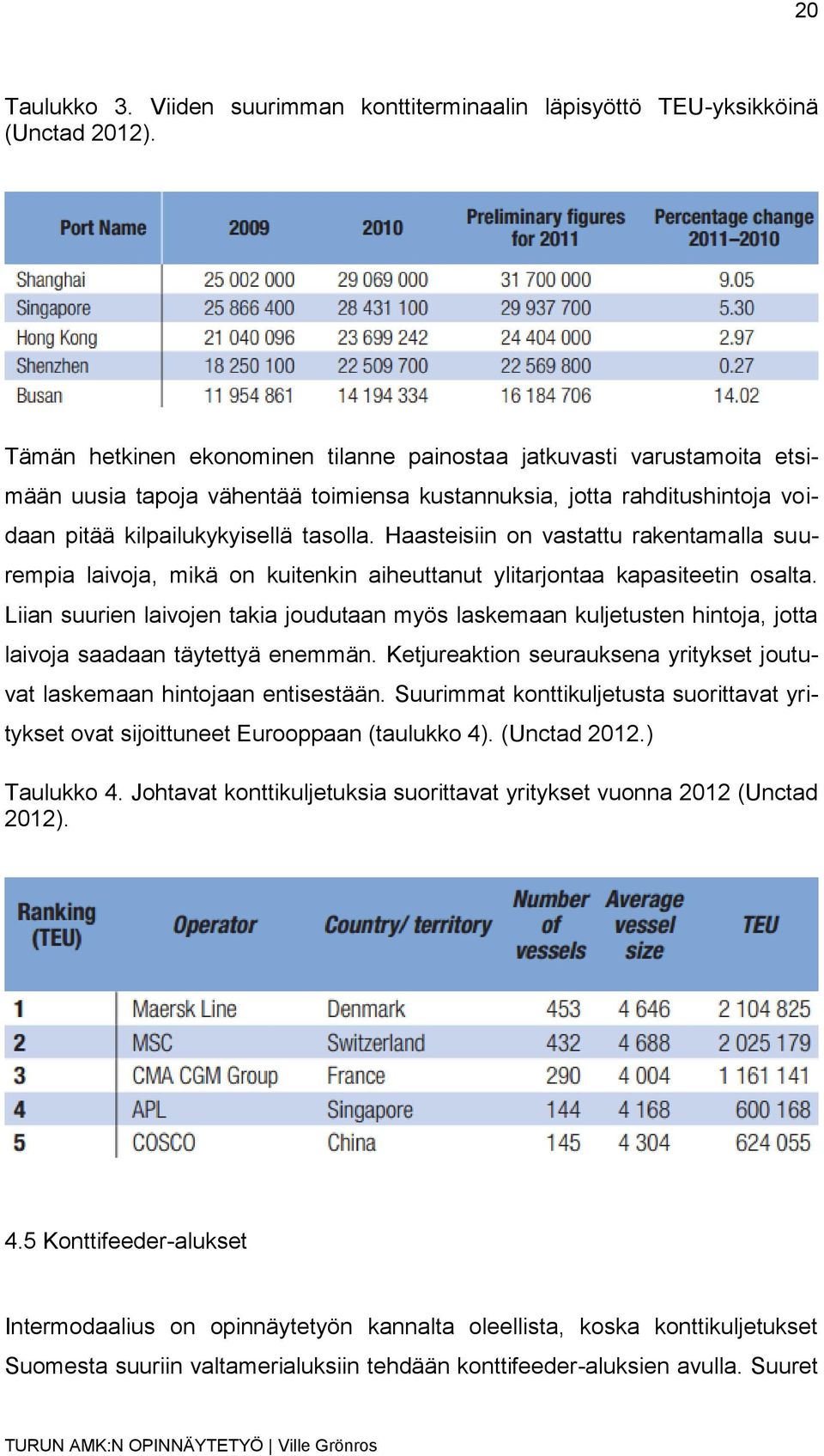 Haasteisiin on vastattu rakentamalla suurempia laivoja, mikä on kuitenkin aiheuttanut ylitarjontaa kapasiteetin osalta.