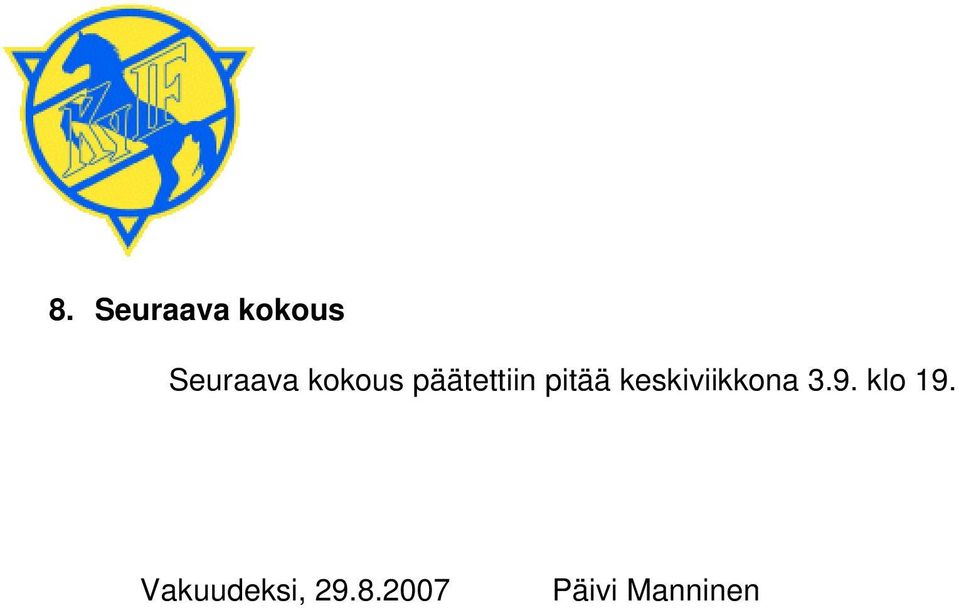 keskiviikkona 3.9. klo 19.