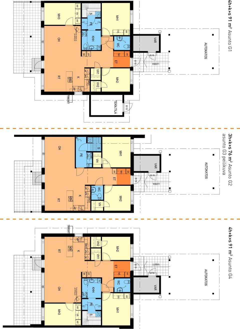 G G 3h+k+s 3H + + 76 76,0 m m², Asunto.