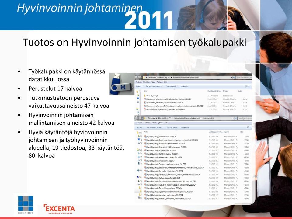 vaikuttavuusaineisto 47 kalvoa Hyvinvoinnin johtamisen mallintamisen aineisto 42