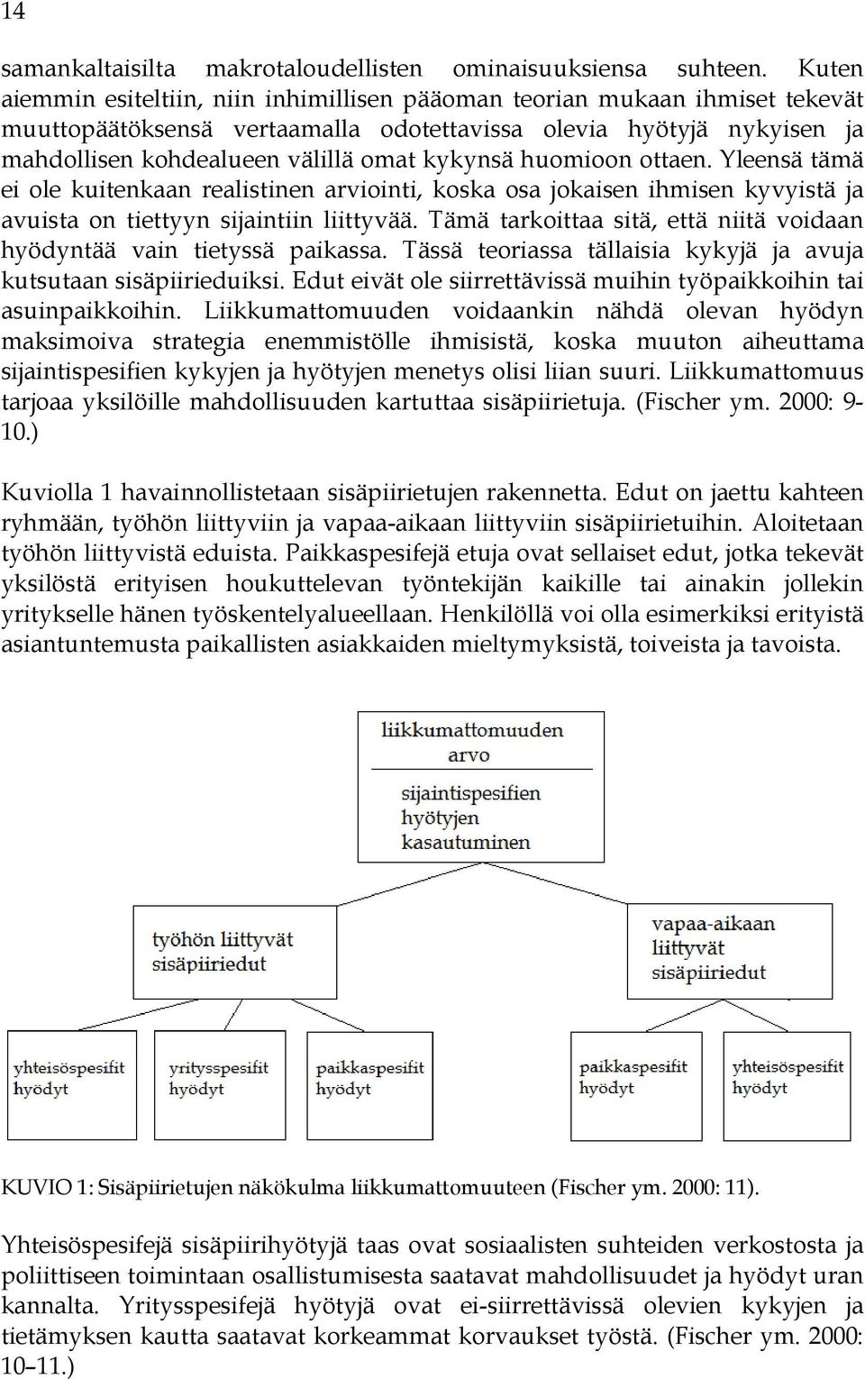 huomioon ottaen. Yleensä tämä ei ole kuitenkaan realistinen arviointi, koska osa jokaisen ihmisen kyvyistä ja avuista on tiettyyn sijaintiin liittyvää.