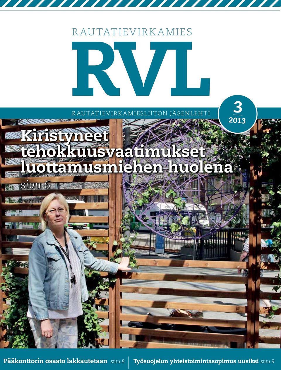 rautatievirkamiesliiton jäsenlehti 3 2013