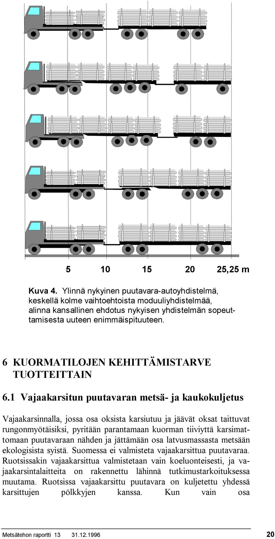 6 KUORMATILOJEN KEHITTÄMISTARVE TUOTTEITTAIN 6.