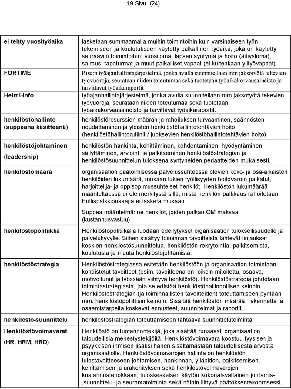 seuraaviin toimintoihin: vuosiloma, lapsen syntymä ja hoito (äitiysloma), sairaus, tapaturmat ja muut palkalliset vapaat (ei kuitenkaan ylityövapaat).