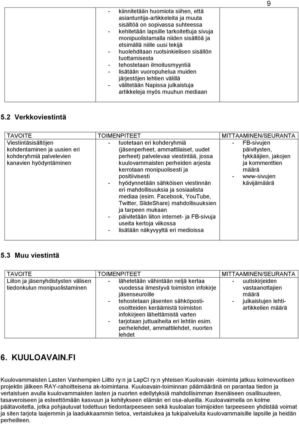 artikkeleja myös muuhun mediaan 9 5.