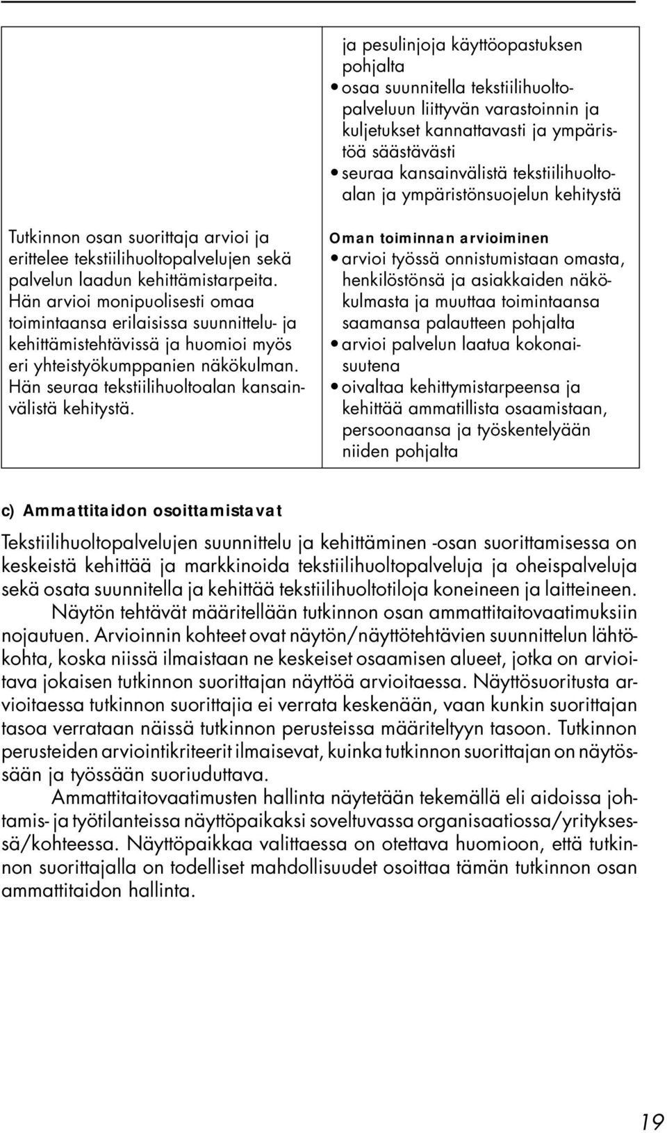 Hän arvioi monipuolisesti omaa toimintaansa erilaisissa suunnittelu- ja kehittämistehtävissä ja huomioi myös eri yhteistyökumppanien näkökulman.