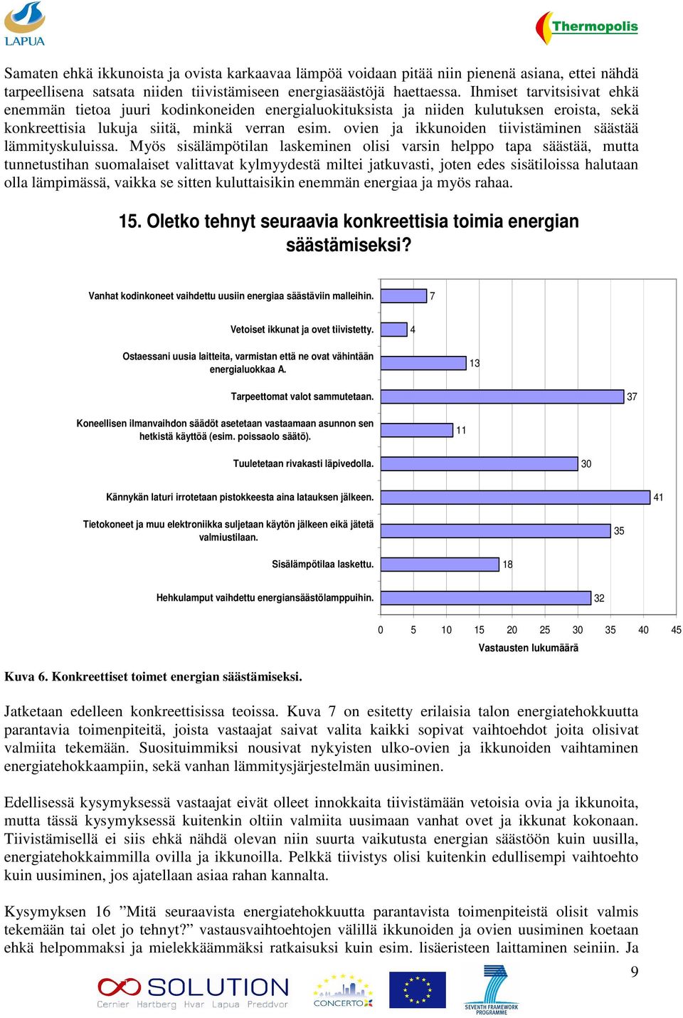 ovien ja ikkunoiden tiivistäminen säästää lämmityskuluissa.