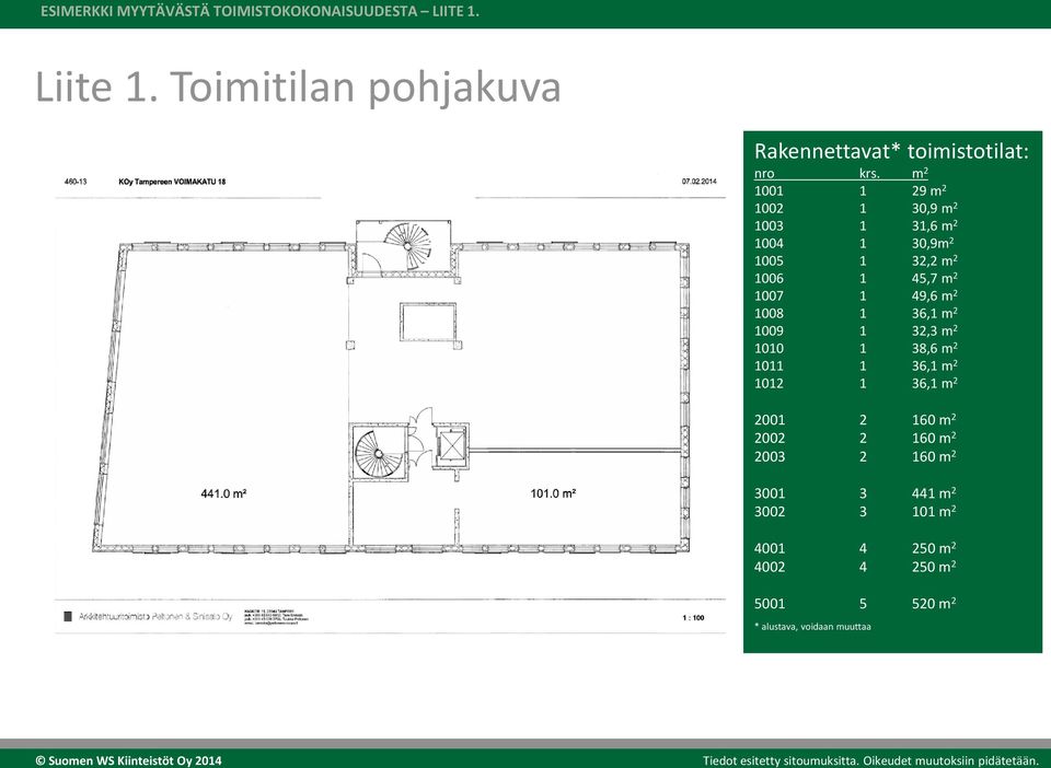 m 2 1001 1 29 m 2 1002 1 30,9 m 2 1003 1 31,6 m 2 1004 1 30,9m 2 1005 1 32,2 m 2 1006 1 45,7 m 2 1007 1 49,6 m 2