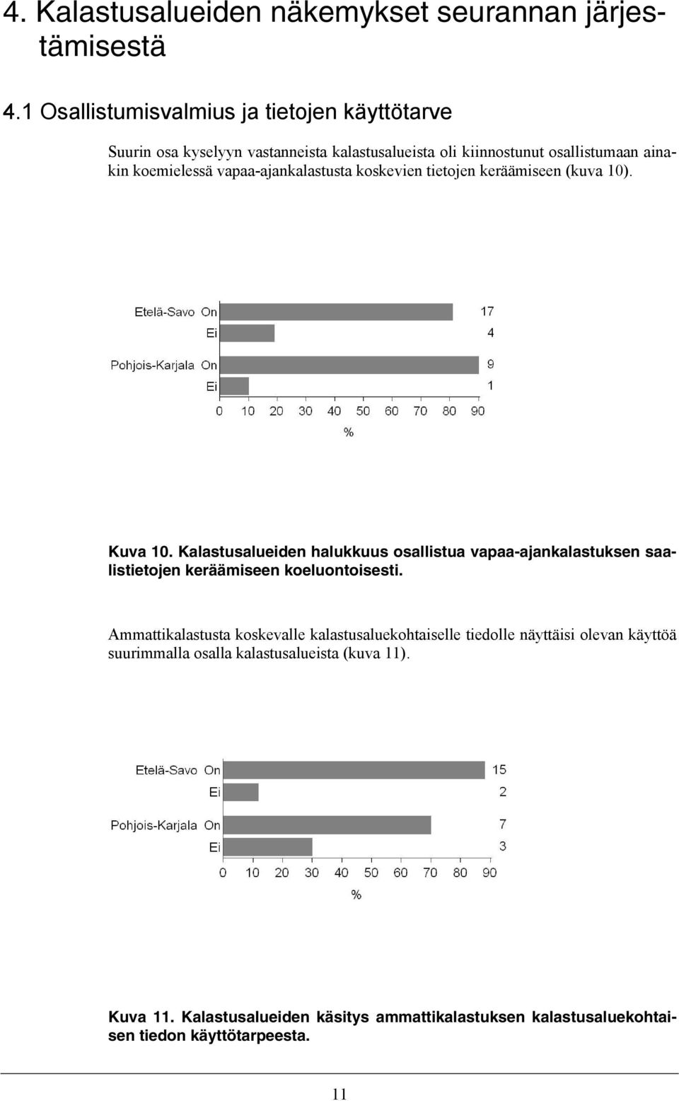 vapaa-ajankalastusta koskevien tietojen keräämiseen (kuva 10). Kuva 10.