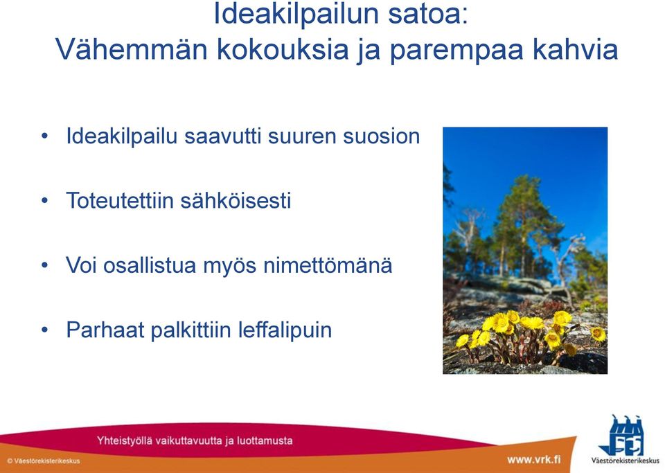 suosion Toteutettiin sähköisesti Voi