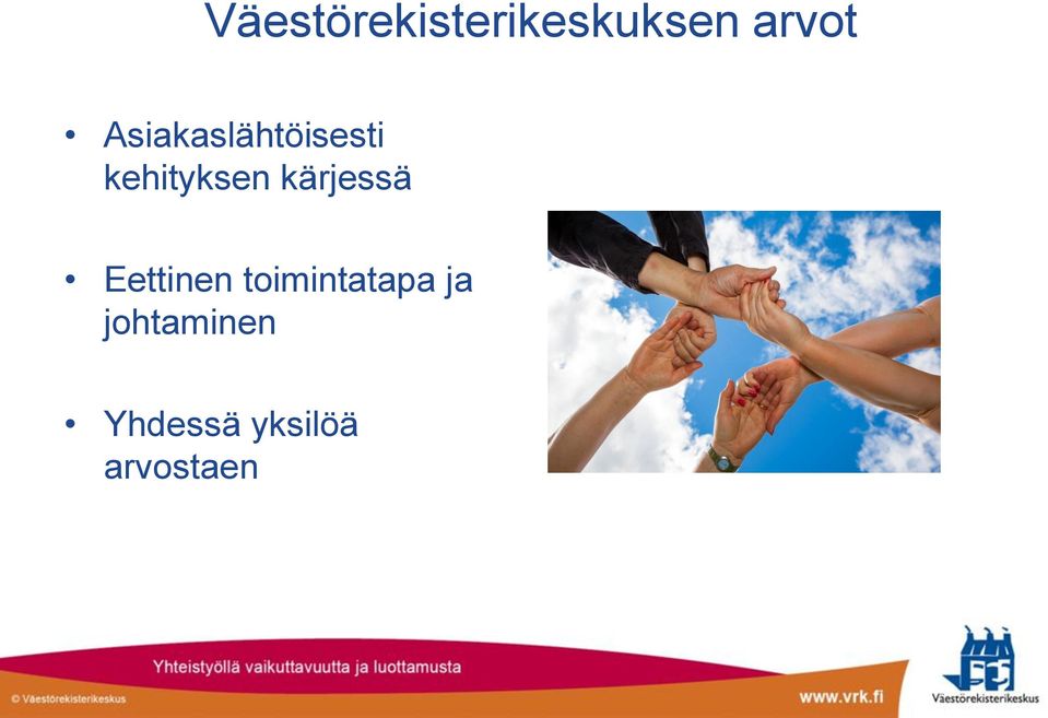 kärjessä Eettinen toimintatapa