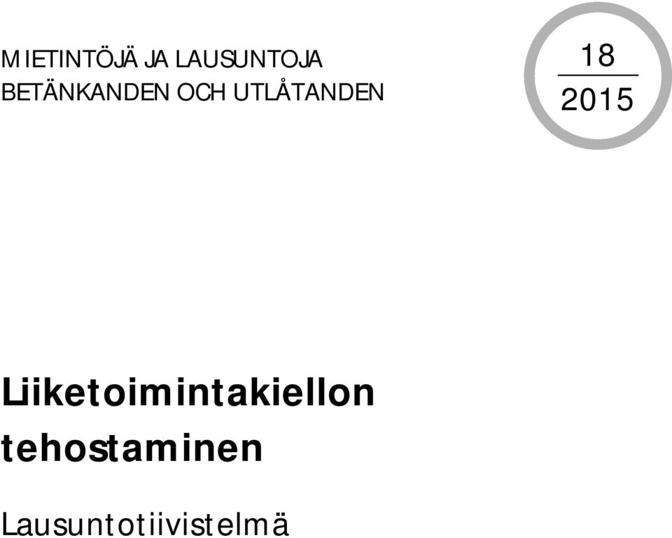 18 2015 Liiketoimintakiellon