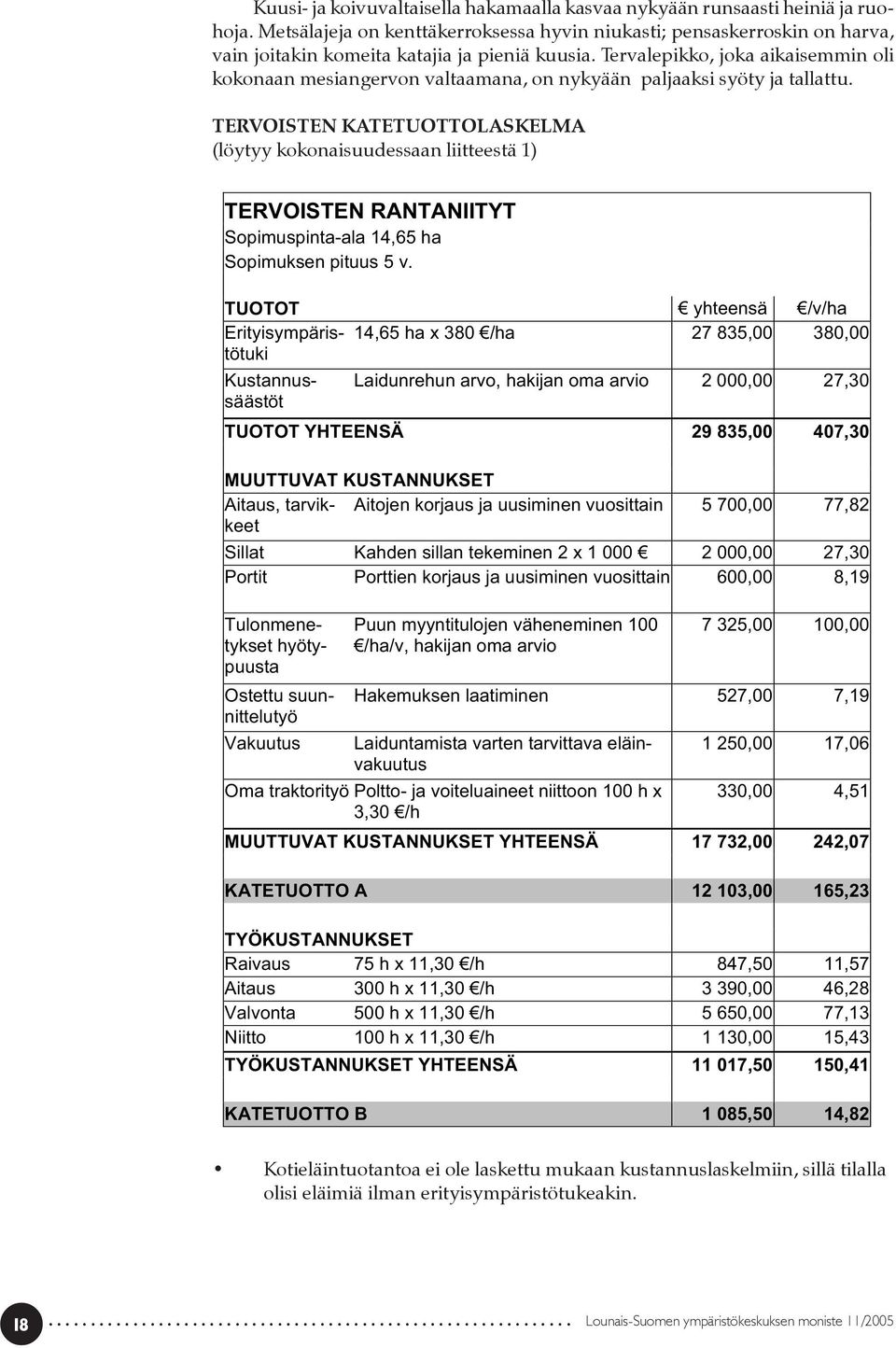 Tervalepikko, joka aikaisemmin oli kokonaan mesiangervon valtaamana, on nykyään paljaaksi syöty ja tallattu.