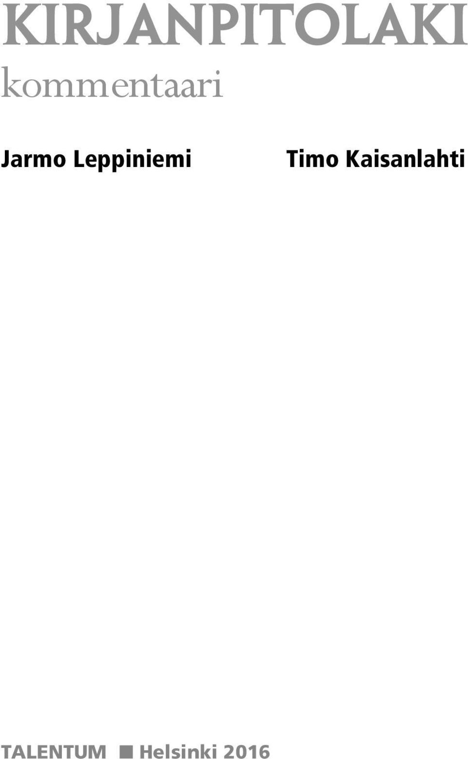 Leppiniemi Timo