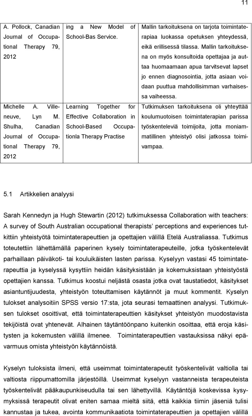 Mallin tarkoituksena on myös konsultoida opettajaa ja auttaa huomaamaan apua tarvitsevat lapset jo ennen diagnosointia, jotta asiaan voidaan puuttua mahdollisimman varhaisessa vaiheessa.