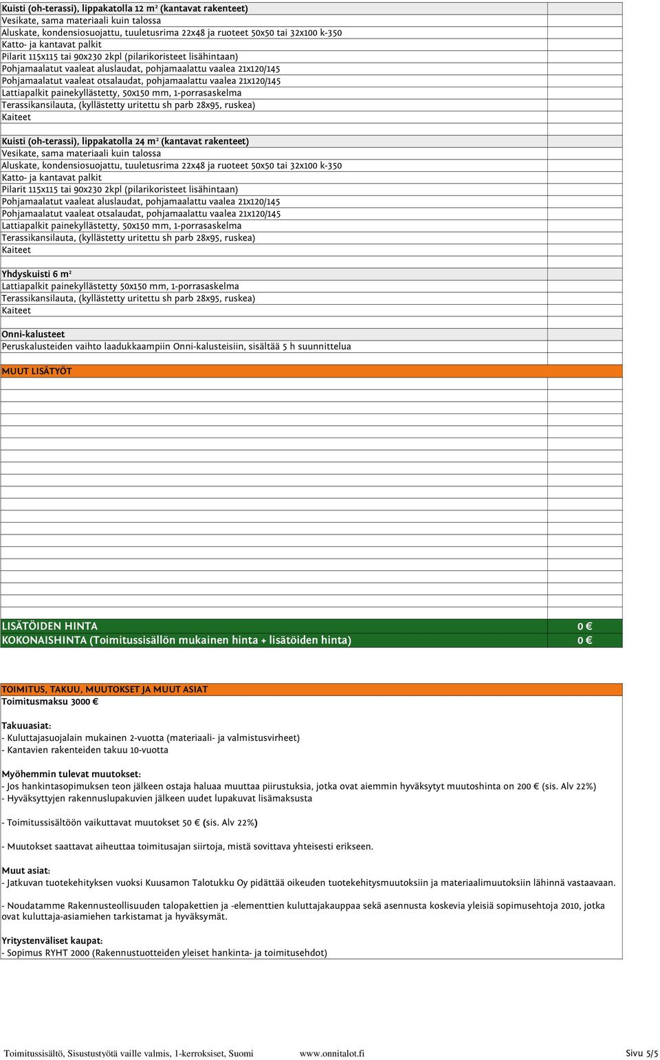 28x95, ruskea) Yhdyskuisti 6 m 2 Lattiapalkit painekyllästetty 50x150 mm, 1-porrasaskelma erassikansilauta, (kyllästetty uritettu sh parb 28x95, ruskea) Onni-kalusteet Peruskalusteiden vaihto