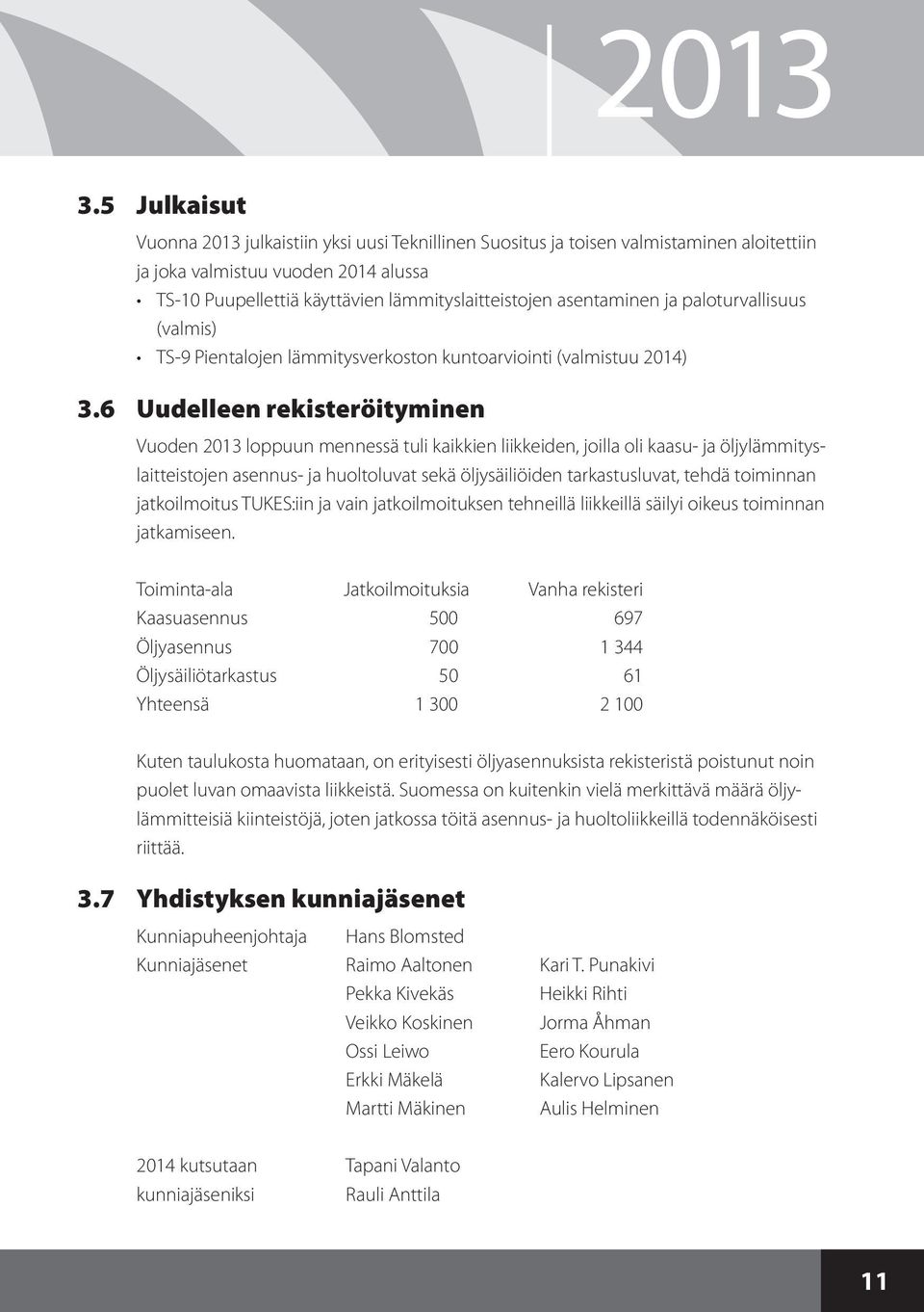 asentaminen ja paloturvallisuus (valmis) TS-9 Pientalojen lämmitysverkoston kuntoarviointi (valmistuu 2014) 3.