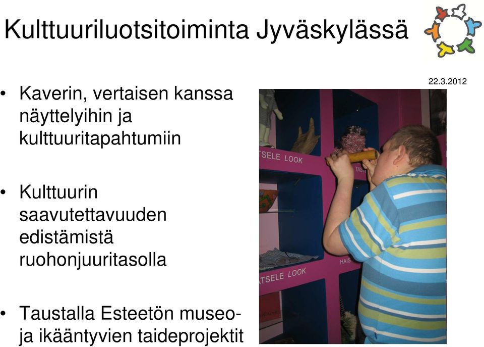 2012 Kulttuurin saavutettavuuden edistämistä