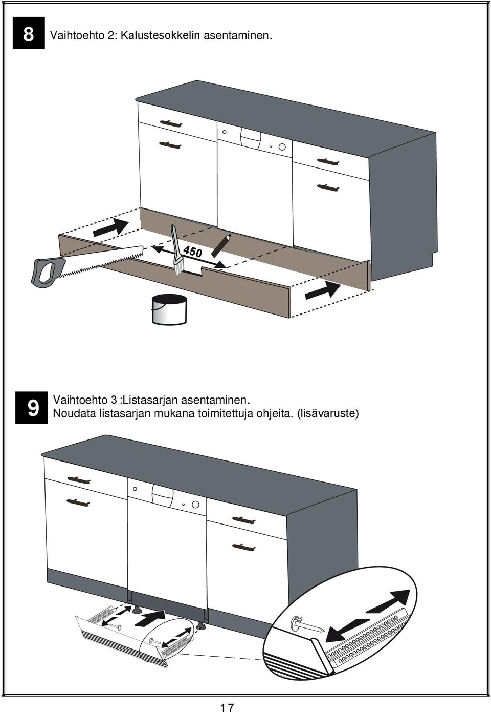 450 89 Vaihtoehto 3 :Listasarjan 