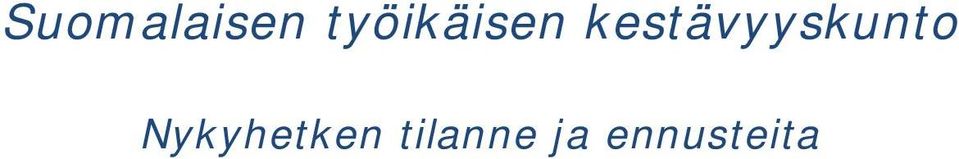 kestävyyskunto