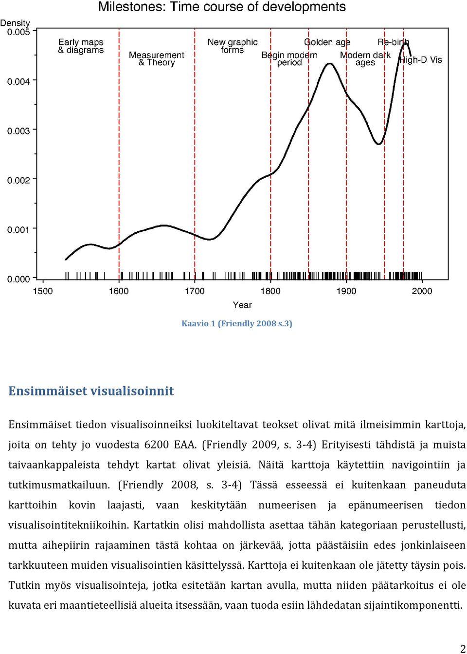 3-4) Tässä esseessä ei kuitenkaan paneuduta karttoihin kovin laajasti, vaan keskitytään numeerisen ja epänumeerisen tiedon visualisointitekniikoihin.