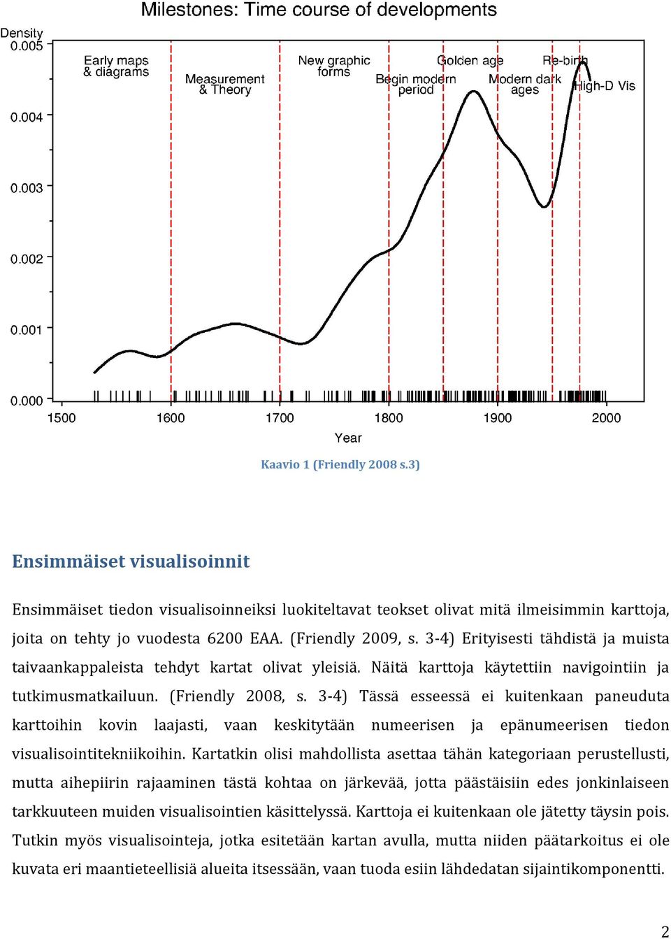 3-4) Tässä esseessä ei kuitenkaan paneuduta karttoihin kovin laajasti, vaan keskitytään numeerisen ja epänumeerisen tiedon visualisointitekniikoihin.