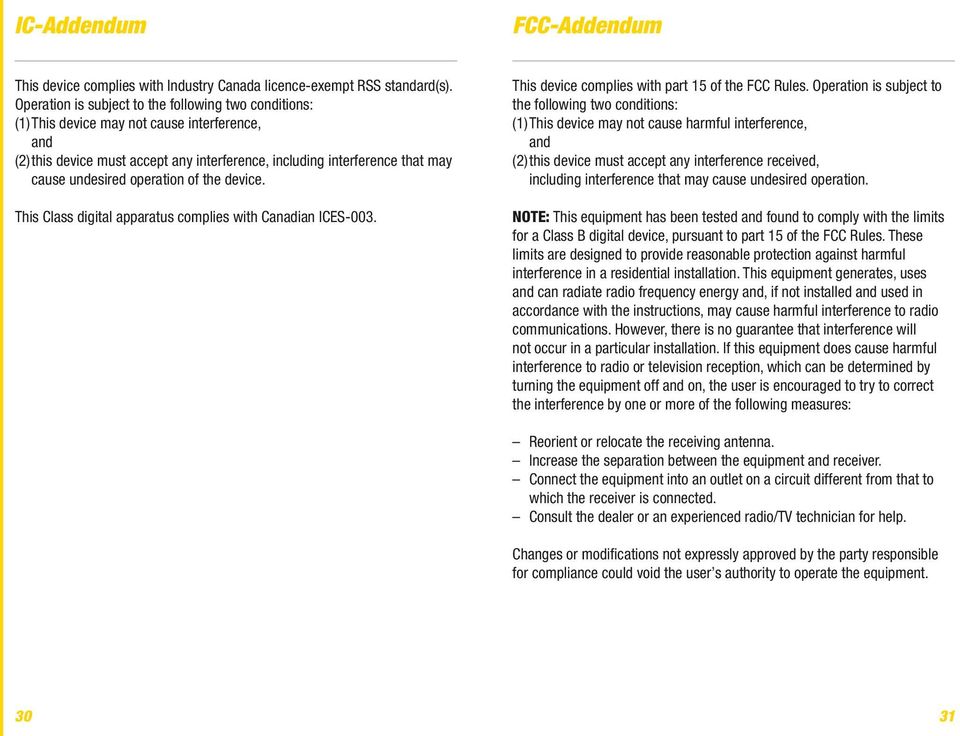 operation of the device. This device complies with part 15 of the FCC Rules.