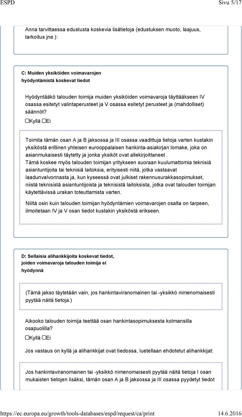 perusteet ja (mahdolliset) säännöt?