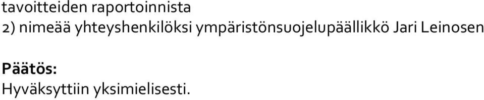 ympäristönsuojelupäällikkö Jari