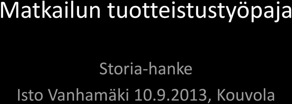 Storia-hanke Isto