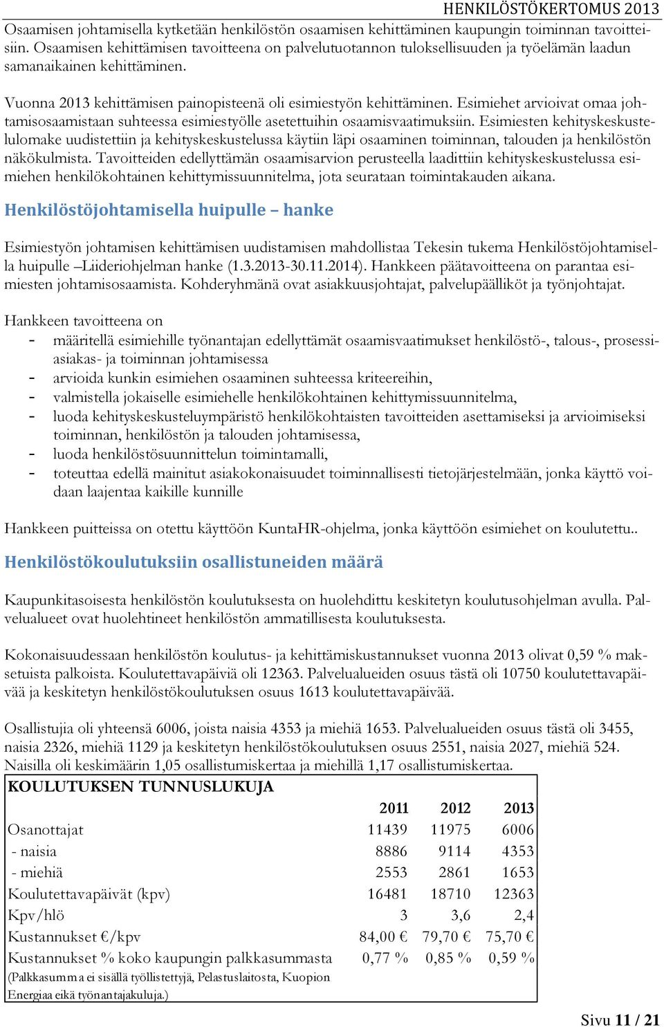 Esimiehet arvioivat omaa johtamisosaamistaan suhteessa esimiestyölle asetettuihin osaamisvaatimuksiin.