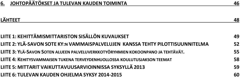 PALVELUVERKKOTYÖRYHMIEN KOKOONPANO JA TEHTÄVÄT.