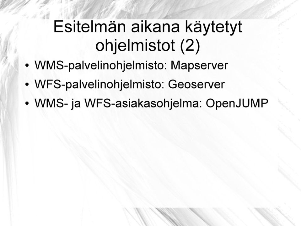 WMS-palvelinohjelmisto: Mapserver