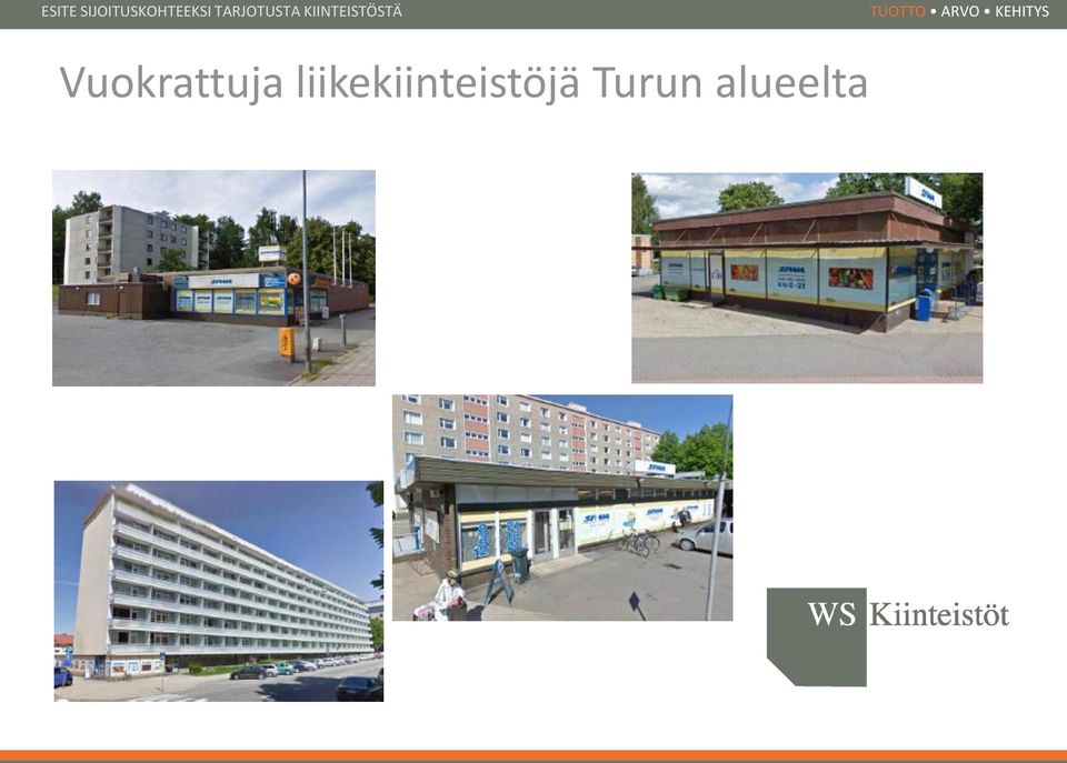 TUOTTO ARVO KEHITYS