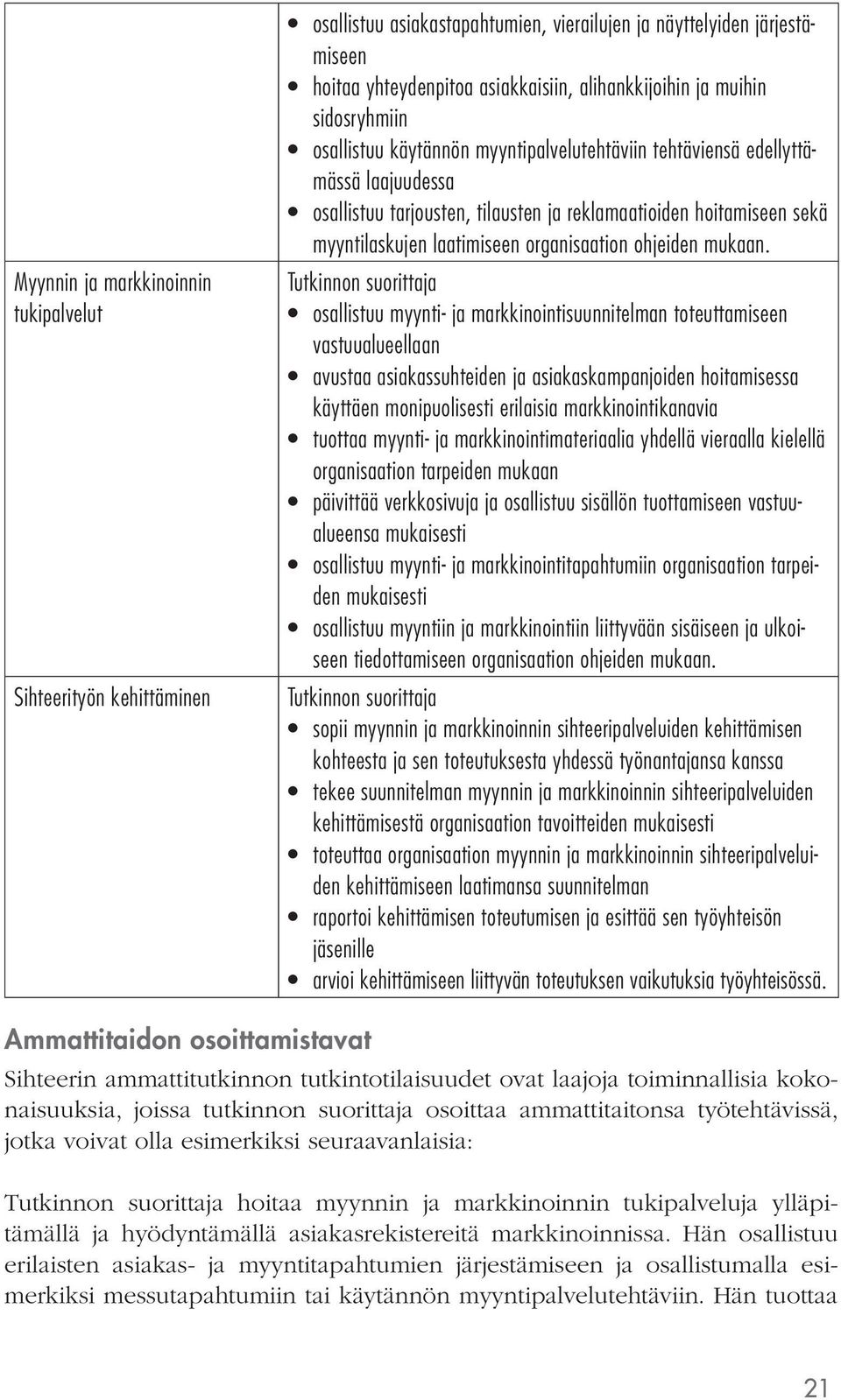 organisaation ohjeiden mukaan.