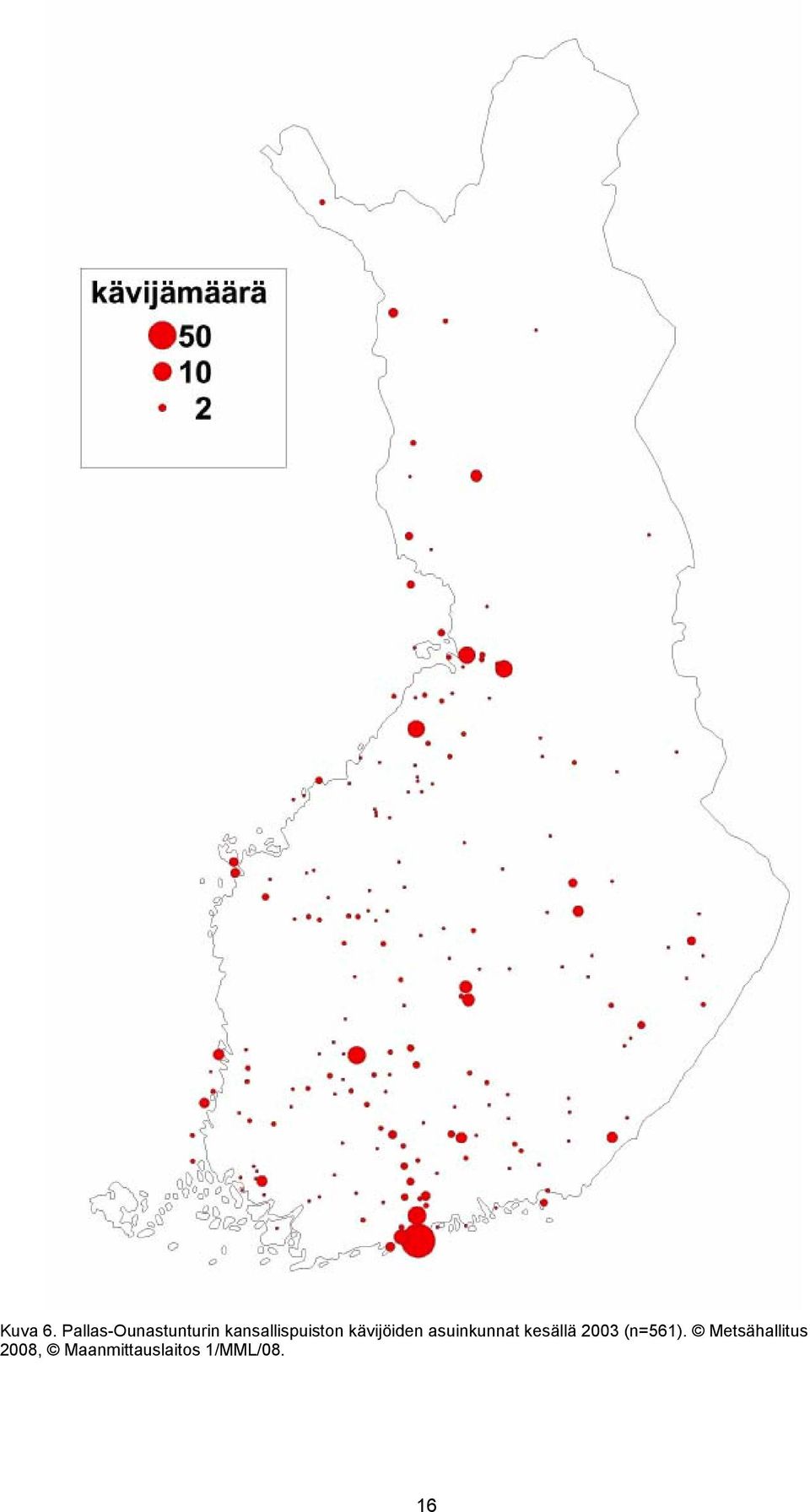 kansallispuiston kävijöiden