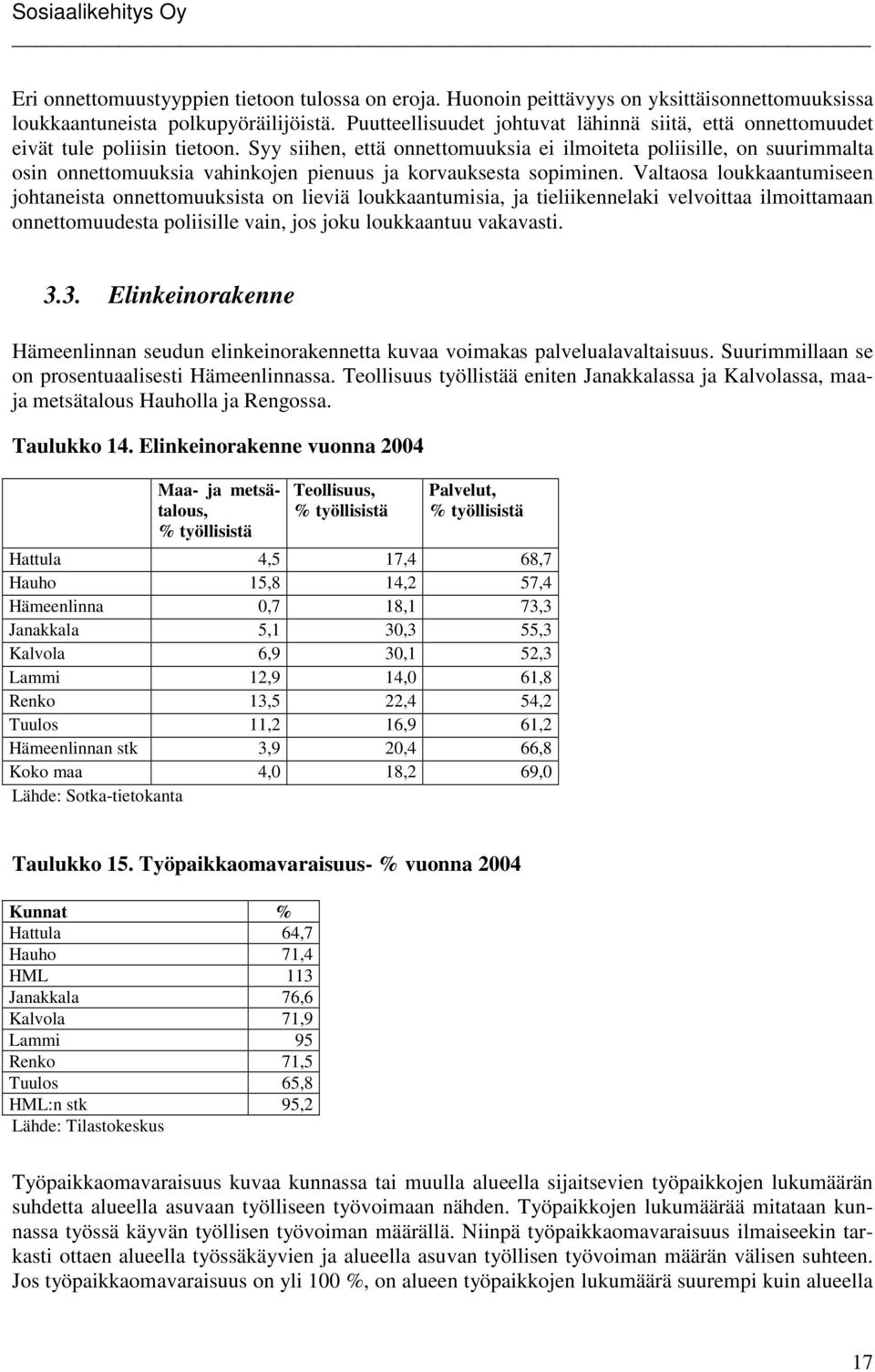 Syy siihen, että onnettomuuksia ei ilmoiteta poliisille, on suurimmalta osin onnettomuuksia vahinkojen pienuus ja korvauksesta sopiminen.