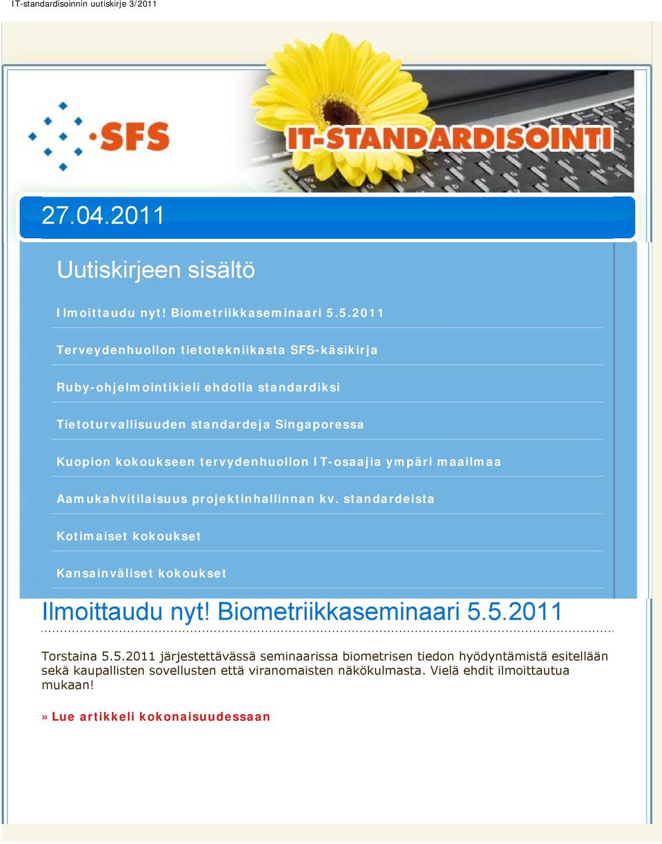 Aamukahvitilaisuus projektinhallinnan kv. standardeista Torstaina 5.