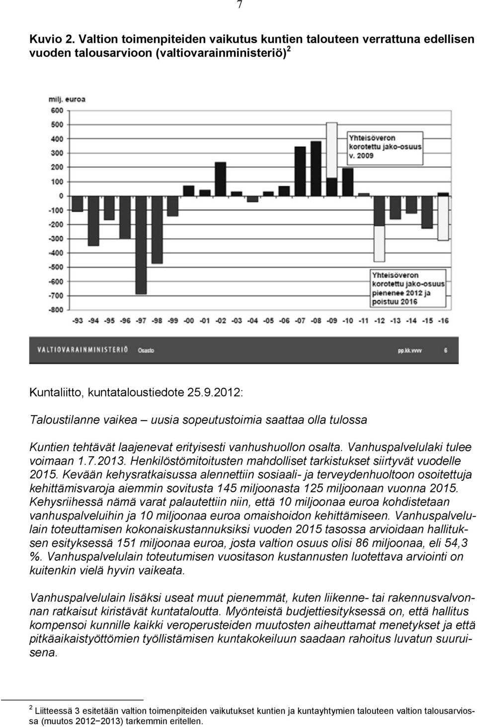 Henkilöstömitoitusten mahdolliset tarkistukset siirtyvät vuodelle 2015.