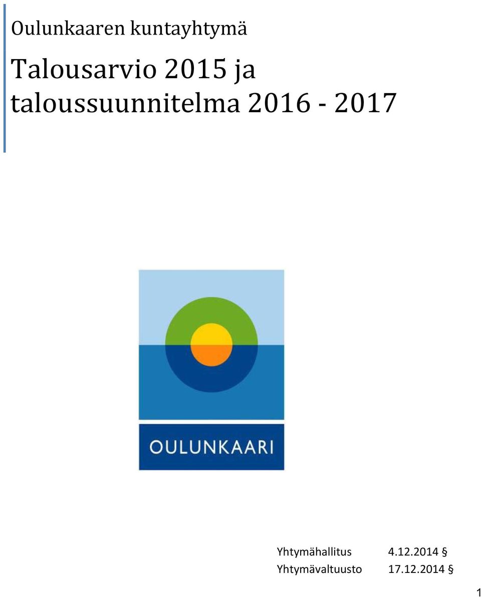 taloussuunnitelma 2016-2017