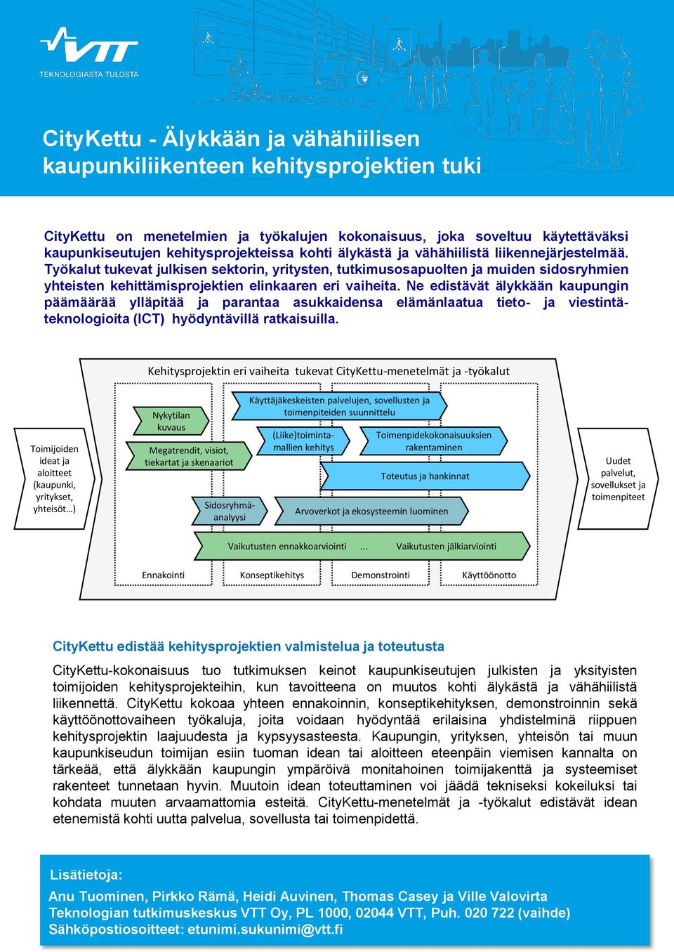 Ne edistävät älykkään kaupungin päämäärää ylläpitää ja parantaa asukkaidensa elämänlaatua tieto- ja viestintäteknologioita (ICT) hyödyntävillä ratkaisuilla.