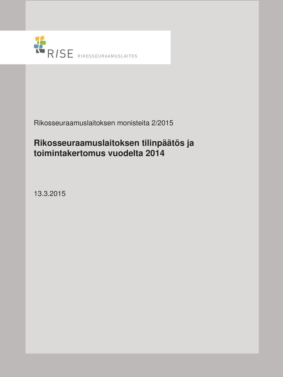 2/2015 Rikosseuraamuslaitoksen