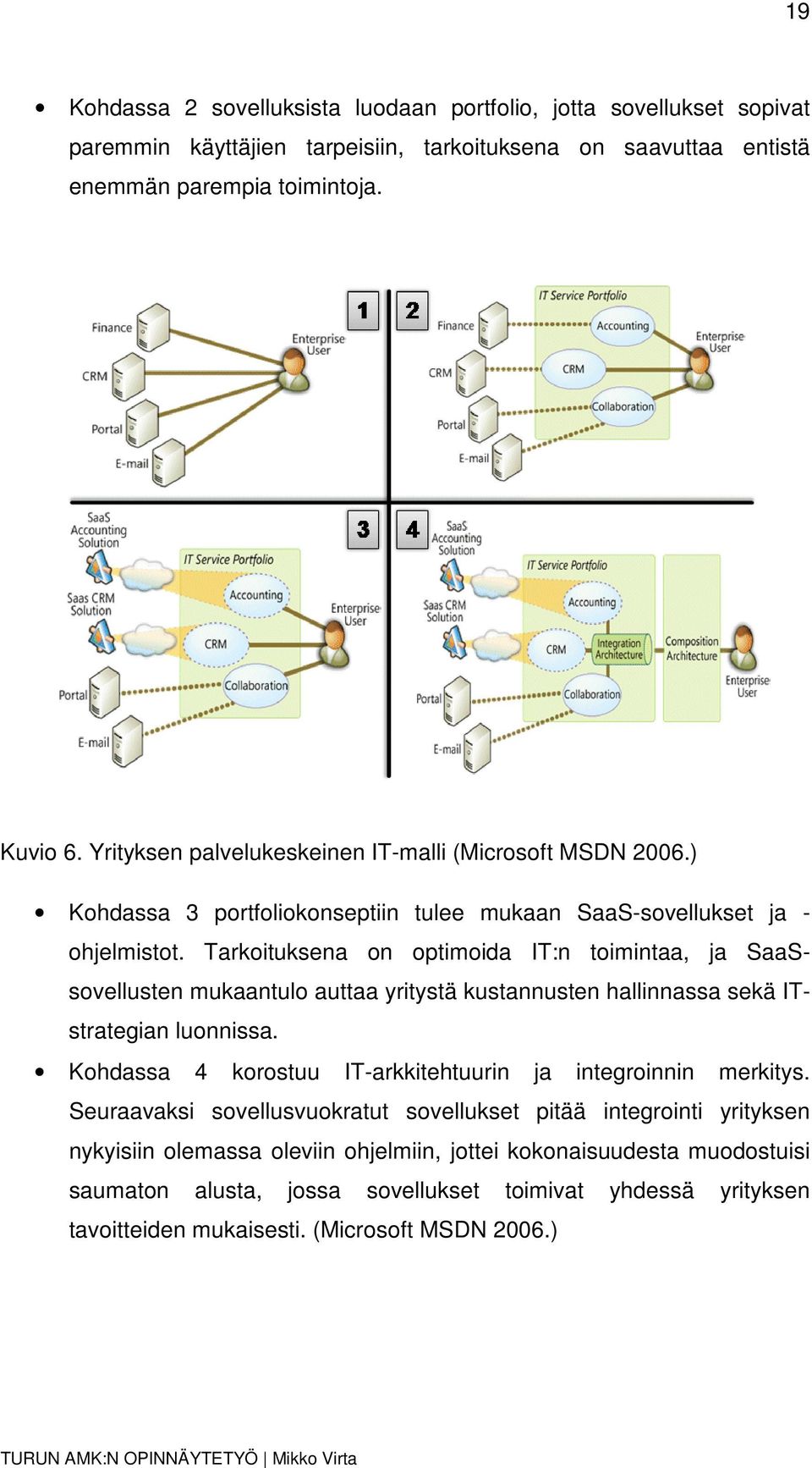 Tarkoituksena on optimoida IT:n toimintaa, ja SaaSsovellusten mukaantulo auttaa yritystä kustannusten hallinnassa sekä ITstrategian luonnissa.