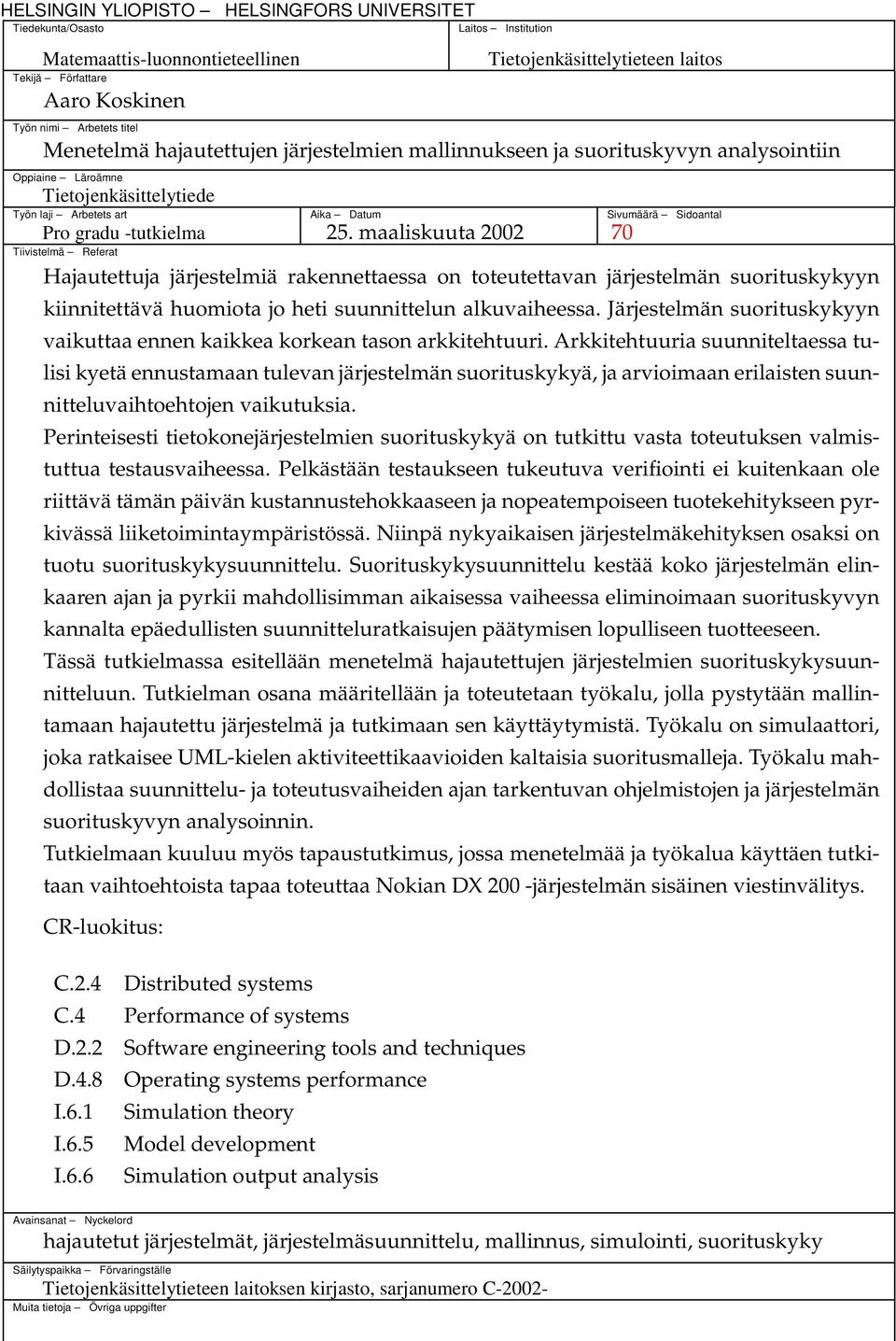 analysointiin 25.