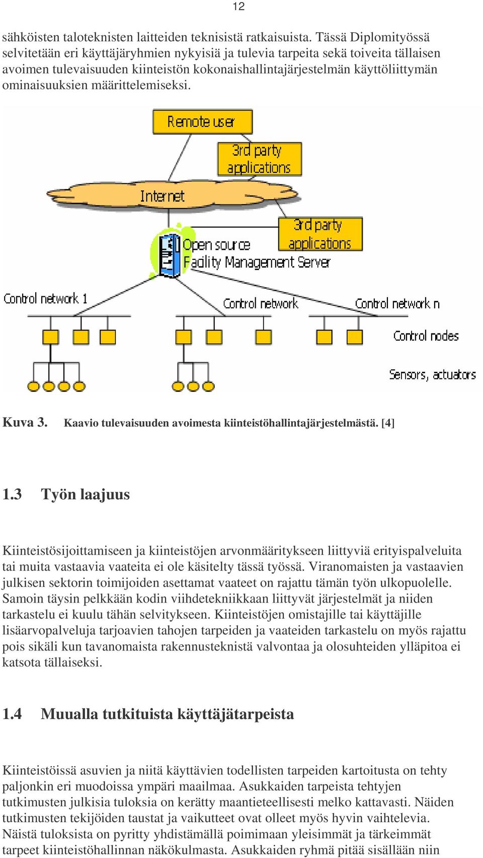 määrittelemiseksi. 12 Kuva 3. Kaavio tulevaisuuden avoimesta kiinteistöhallintajärjestelmästä. [4] 1.