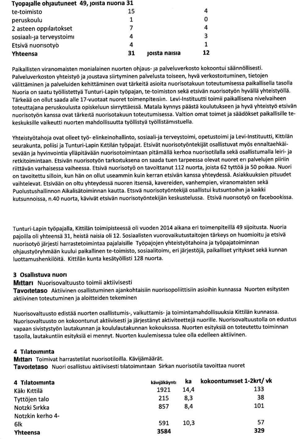 Palveluverkoston yhteistyö ja joustava siirtyminen palvelusta toiseen, hyvä verkostoituminen, tietojen välittäminen ja palveluiden kehittäminen ovat tärkeitä asioita nuorisotakuun toteutumisessa